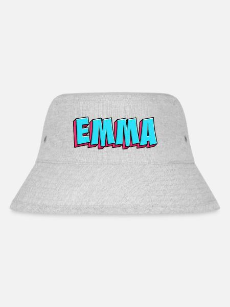 Namen Motiv: Emma - Stanley/Stella recycelter Bucket Hat - Grau meliert