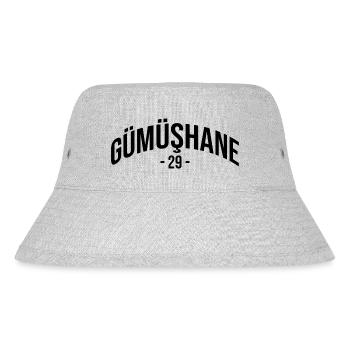Gümüshane 29 Türkei Turkiye Geschenk Urlaub TR - Stanley/Stella recycelter Bucket Hat - Grau meliert - Vorne
