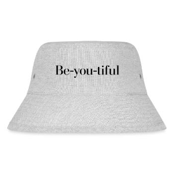 Be you tiful - Stanley/Stella Recycled Bucket Hat - heather grey - Front