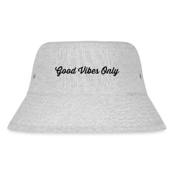 Good Vibes Only - Stanley/Stella Recycled Bucket Hat - heather grey - Front