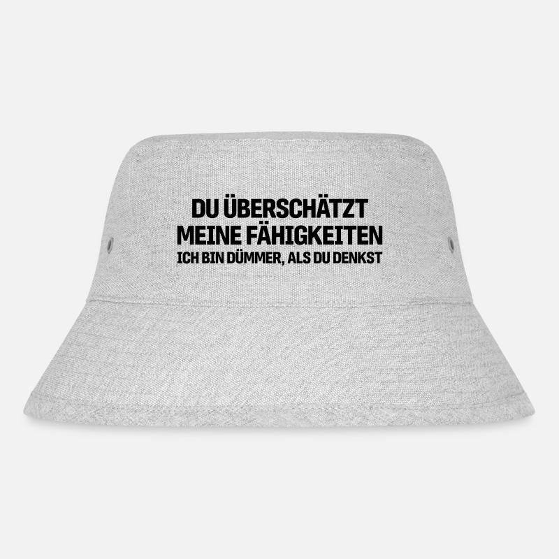 Tu surestimes mes capacités - Bob recyclé Stanley/Stella - gris chiné