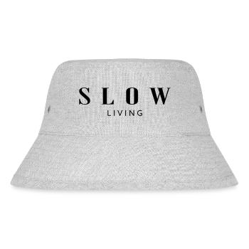 Slow Living - Stanley/Stella recycelter Bucket Hat - Grau meliert - Vorne