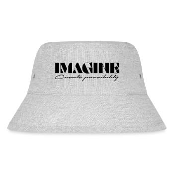 Imagine Create possibility - Stanley/Stella Recycled Bucket Hat - heather grey - Front