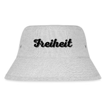 Freiheit - Stanley/Stella recycelter Bucket Hat - Grau meliert - Vorne