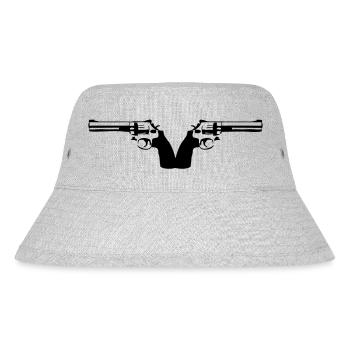 revolverpaar - Stanley/Stella recycelter Bucket Hat - Grau meliert - Vorne