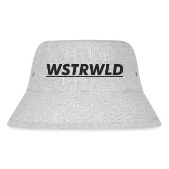 WSTRWLD - Stanley/Stella recycelter Bucket Hat - Grau meliert - Vorne