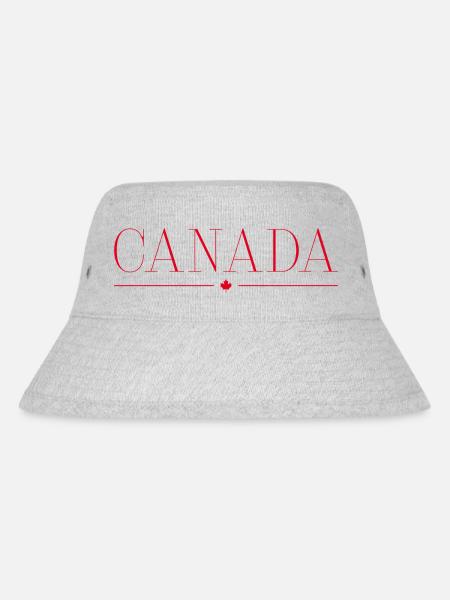 Ich liebe Kanada - Stanley/Stella recycelter Bucket Hat - Grau meliert