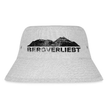 Bergverliebt - (2) - Stanley/Stella recycelter Bucket Hat - Grau meliert - Vorne