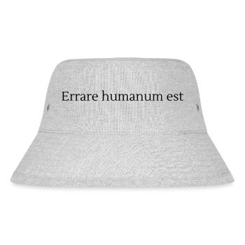 Irren - Stanley/Stella recycelter Bucket Hat - Grau meliert - Vorne