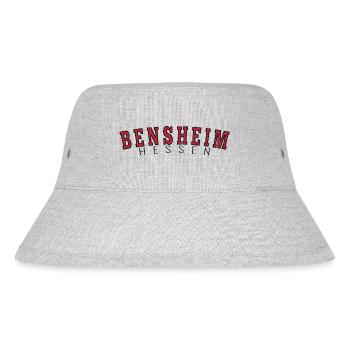 Bensheim Hessen - Stanley/Stella recycelter Bucket Hat - Grau meliert - Vorne