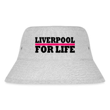 Liverpool - Stanley/Stella Recycled Bucket Hat - heather grey - Front