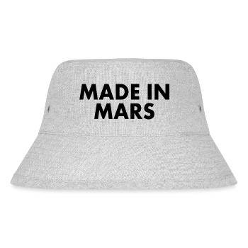 Made in mars - Stanley/Stella recycelter Bucket Hat - Grau meliert - Vorne