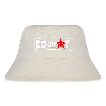 Eskapart logo - Stanley/Stella recycelter Bucket Hat - Naturweiß - Vorne