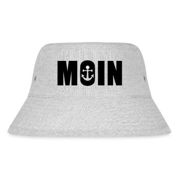 Moin - Stanley/Stella recycelter Bucket Hat - Grau meliert - Vorne