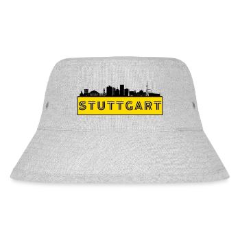 Stadt Stuttgart - Deutschland - Stanley/Stella recycelter Bucket Hat - Grau meliert - Vorne