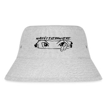 Waifus everywhere - Fun design for fans - Stanley/Stella Recycled Bucket Hat - heather grey - Front