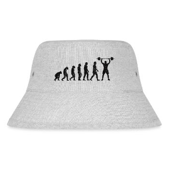 Bodybuilding Athletes Fitness Sports Fitness Sports - Stanley/Stella Recycled Bucket Hat - heather grey - Front