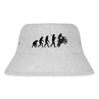 Motorrad - Stanley/Stella recycelter Bucket Hat - Grau meliert - Vorne