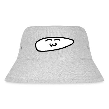 Süßes Gesicht 3 - Stanley/Stella recycelter Bucket Hat - Grau meliert - Vorne