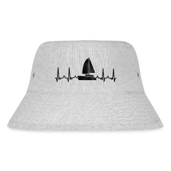 Segelsport Segler Segelschiff Segeln Segelboot - Stanley/Stella recycelter Bucket Hat - Grau meliert - Vorne