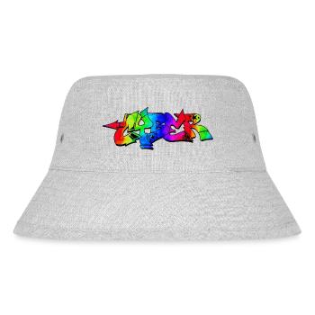 graffiti street art spray colors cool artist urban - Stanley/Stella Recycled Bucket Hat - heather grey - Front