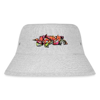 graffiti street art spray colors cool artist urban - Stanley/Stella Recycled Bucket Hat - heather grey - Front