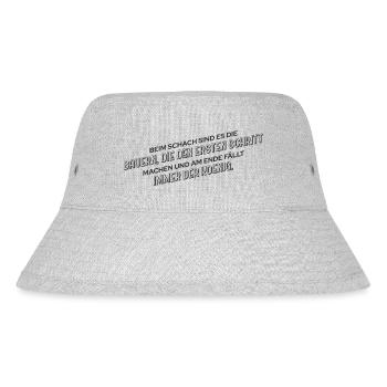 Funny Farmer Farmer Saying - Stanley/Stella Recycled Bucket Hat - heather grey - Front