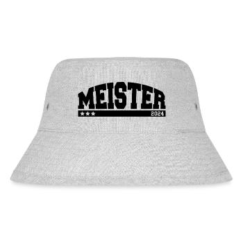 Meister 2024 - Stanley/Stella recycelter Bucket Hat - Grau meliert - Vorne