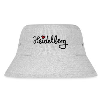 Heidelberg avec du cœur - Bob recyclé Stanley/Stella - gris chiné - Devant
