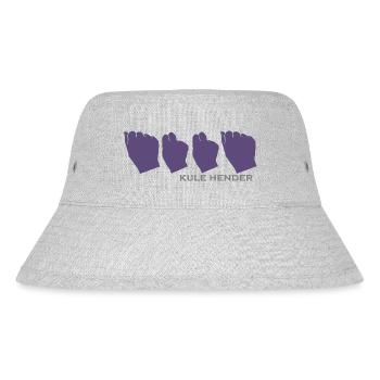 Handwritten alphabet Anna - Stanley/Stella Recycled Bucket Hat - heather grey - Front