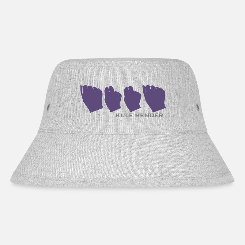Handgeschriebenes Alphabet Anna - Stanley/Stella recycelter Bucket Hat - Grau meliert