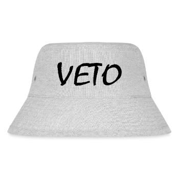 Veto - Stanley/Stella recycelter Bucket Hat - Grau meliert - Vorne