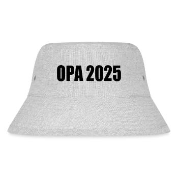 Opa 2025 - Stanley/Stella recycelter Bucket Hat - Grau meliert - Vorne