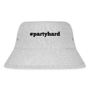 Party hard - feiern Junggesellen # Logoi - Stanley/Stella recycelter Bucket Hat - Grau meliert - Vorne