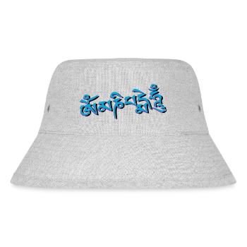 Om Mani Padme Hum - Sanskrit - Stanley/Stella recycelter Bucket Hat - Grau meliert - Vorne