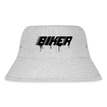 biker - Stanley/Stella Recycled Bucket Hat - heather grey - Front