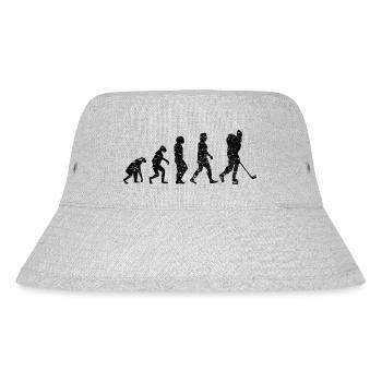 Eishockeyteam Wintersport Geschenk Eishockey - Stanley/Stella recycelter Bucket Hat - Grau meliert - Vorne