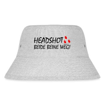 Game Gaming PC - Stanley/Stella recycelter Bucket Hat - Grau meliert - Vorne