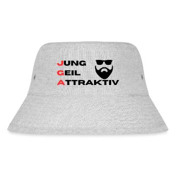 JGA Young Horny Attractive Face - Stanley/Stella Recycled Bucket Hat - heather grey - Front
