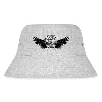 I Have An Angel In Heaven - Stanley/Stella Recycled Bucket Hat - heather grey - Front