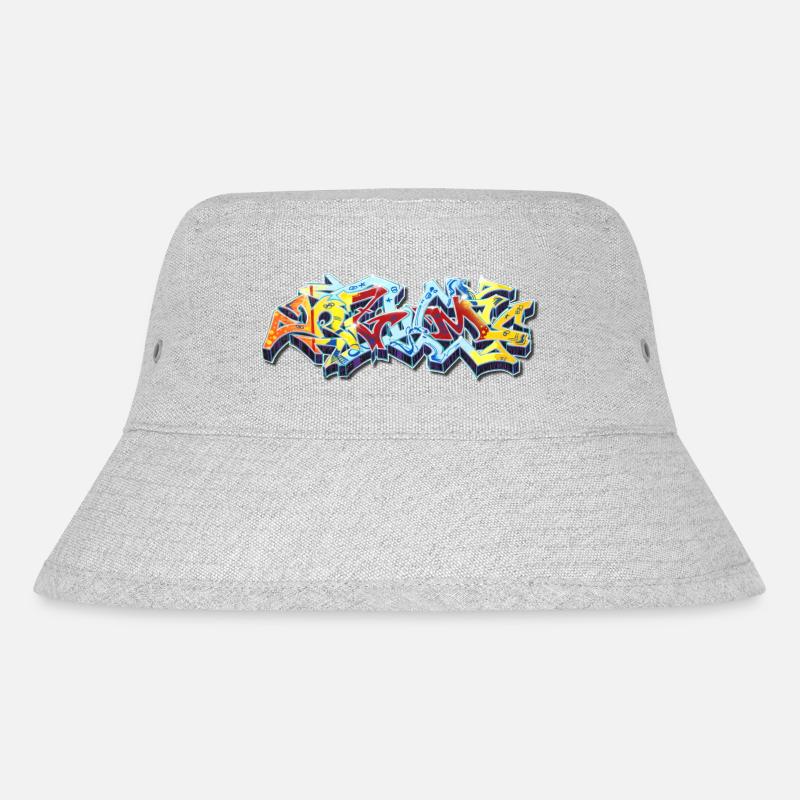 NZYM ONE STYLE #001 - Stanley/Stella recycelter Bucket Hat - Grau meliert