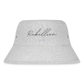 Inspirierende Wörter, Trendige T-Shirts von Popal - Stanley/Stella recycelter Bucket Hat - Grau meliert - Vorne