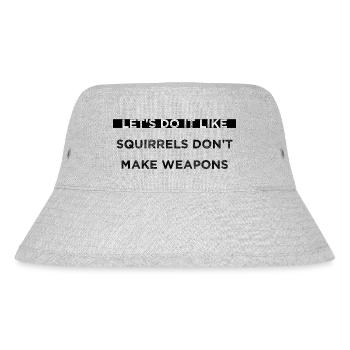 cool 1960s joke sayings present counterculture - Stanley/Stella recycelter Bucket Hat - Grau meliert - Vorne