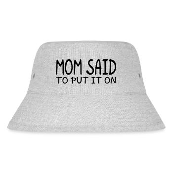 Bundle of Warmth: Mom's Fashion Wisdom - Stanley/Stella Recycled Bucket Hat - heather grey - Front