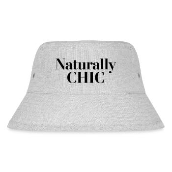 Naturrally Chic - Stanley/Stella recycelter Bucket Hat - Grau meliert - Vorne