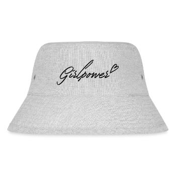 Girl power - Stanley/Stella Recycled Bucket Hat - heather grey - Front