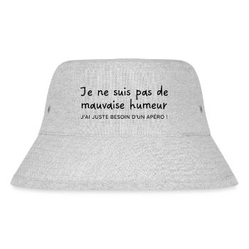 J'ai juste besoin d'un apéro | Idée cadeau - Bob recyclé Stanley/Stella - gris chiné - Devant