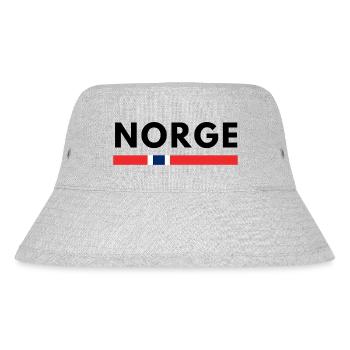 Norwegen - Stanley/Stella recycelter Bucket Hat - Grau meliert - Vorne