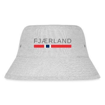 Fjærland Norwegen - Stanley/Stella recycelter Bucket Hat - Grau meliert - Vorne
