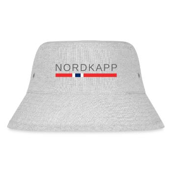 Nordkap Norwegen - Stanley/Stella recycelter Bucket Hat - Grau meliert - Vorne
